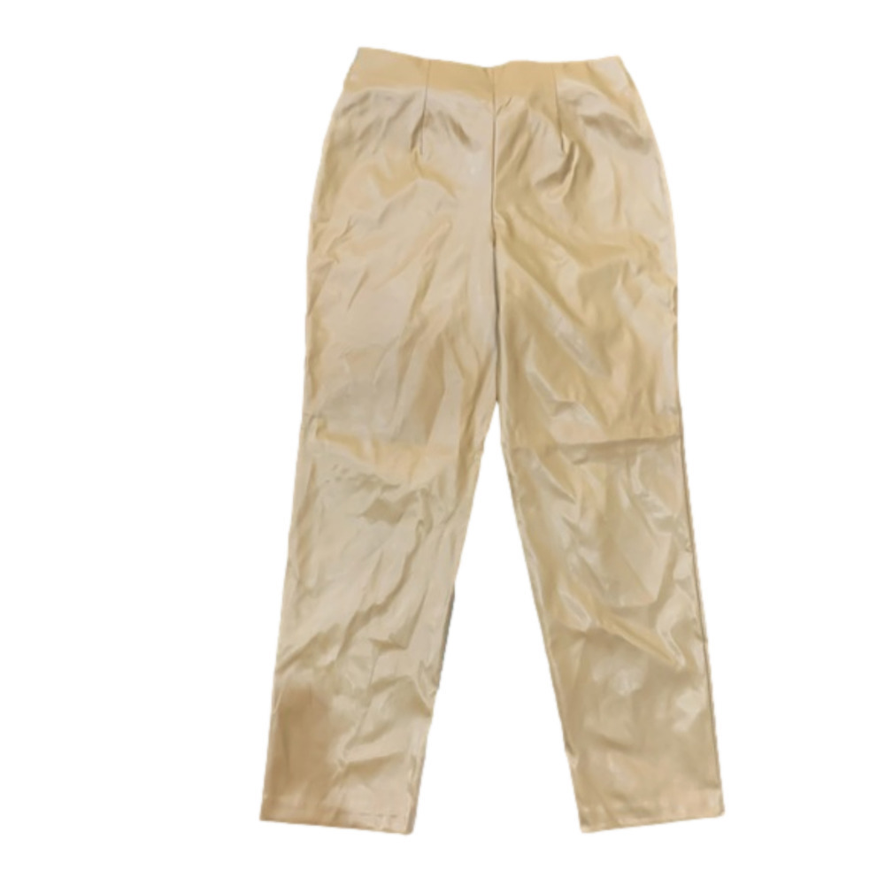 🌹NWT - Faux Leather pants with waist tie and fabric lining - Picture 3 of 7